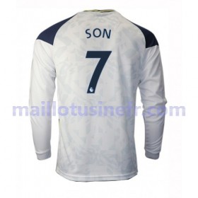 Maillot de Foot Tottenham Hotspur Son Heung-min 7 Domicile 2020-21 Manches Longues